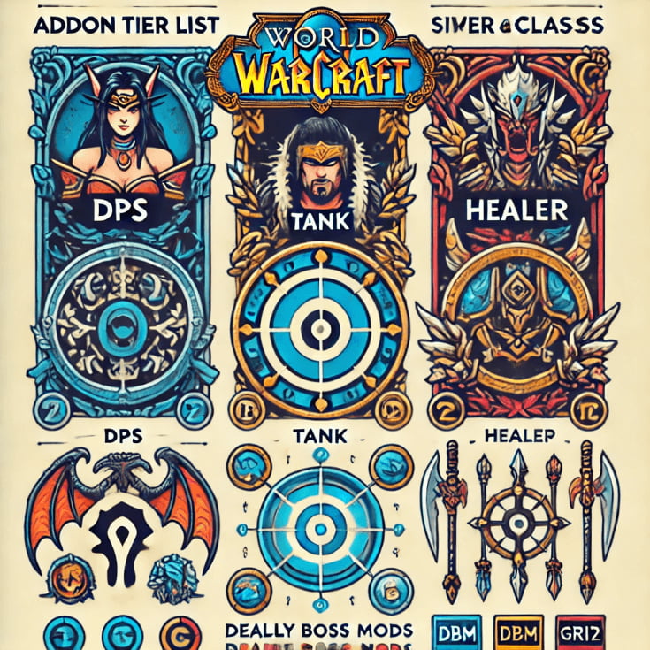 Addon Tier List for Specific Roles and Classes Addon Tier List for Specific Roles and Classes