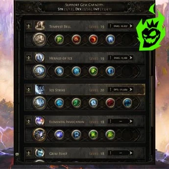 Gem Setup and Skill Rotation Gem Setup and Skill Rotation