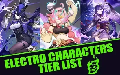 Electro Tier List in 2025 Genshin Impact Electro Tier List in 2025 Genshin Impact