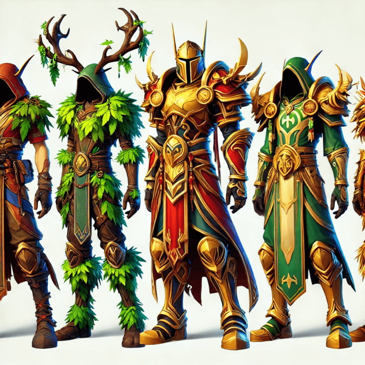 Revamped Tier 2 Armor Appearance Sets for All Classes Revamped Tier 2 Armor Appearance Sets for All Classes