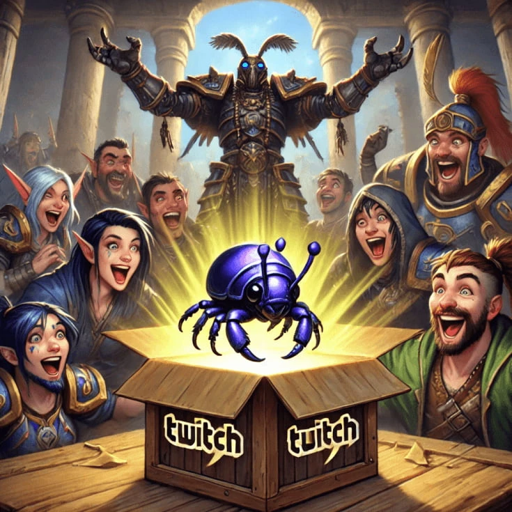 Twitch Drops: The Sand Scarab Pet Twitch Drops: The Sand Scarab Pet