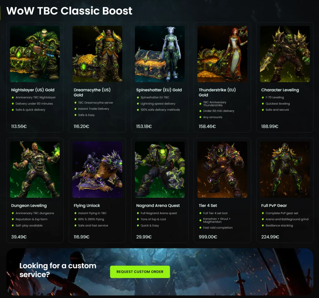 What Is WoW TBC Classic Anniversary Boosting What Is WoW TBC Classic Anniversary Boosting