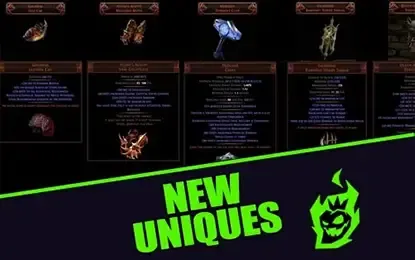 Path of Exile 2 New Uniques That Redefine Endgame Builds