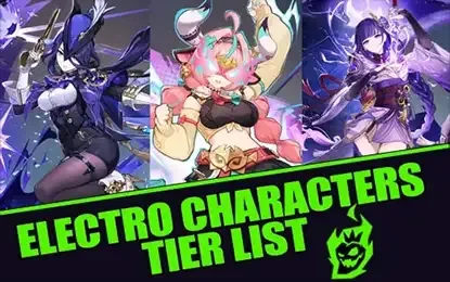 Electro Tier List in 2025 Genshin Impact