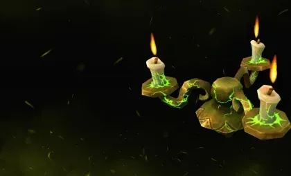 Enchanted Blood Elven Candelabra