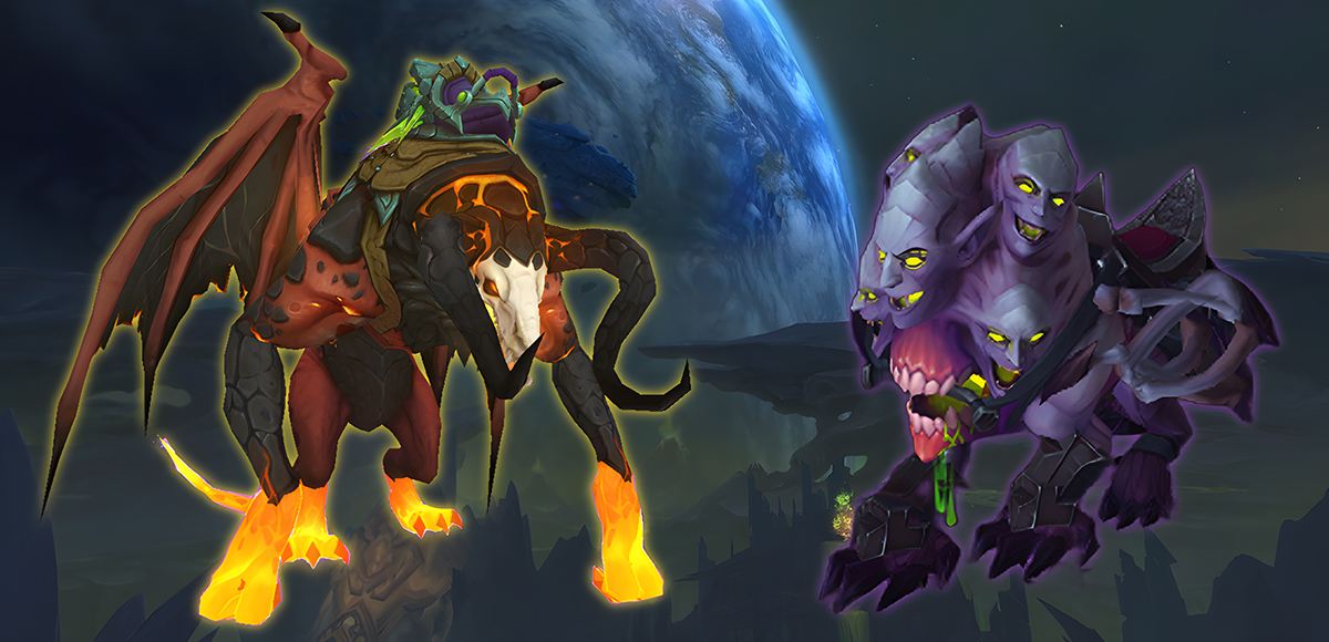 Shackled Ur’zul and Antoran Charhound