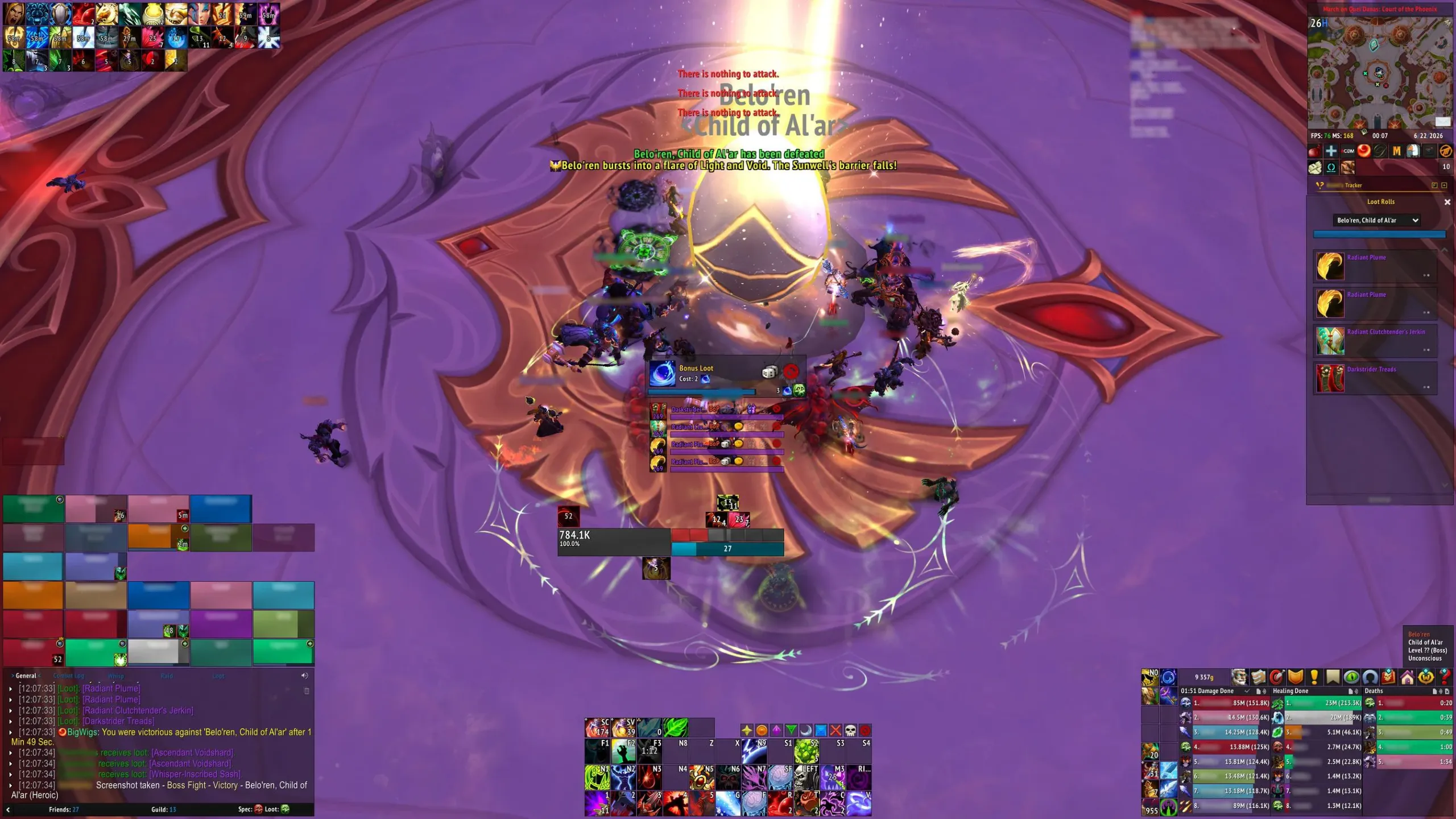 Screenshot of March on Quel'Danas Completed