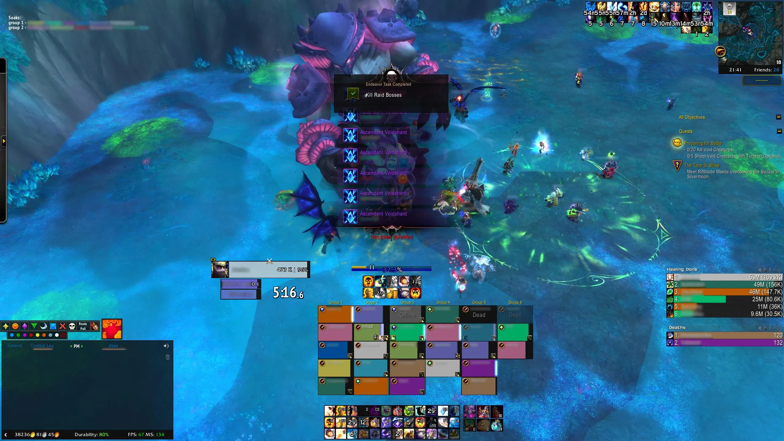 Screenshot of Sporefall Completed