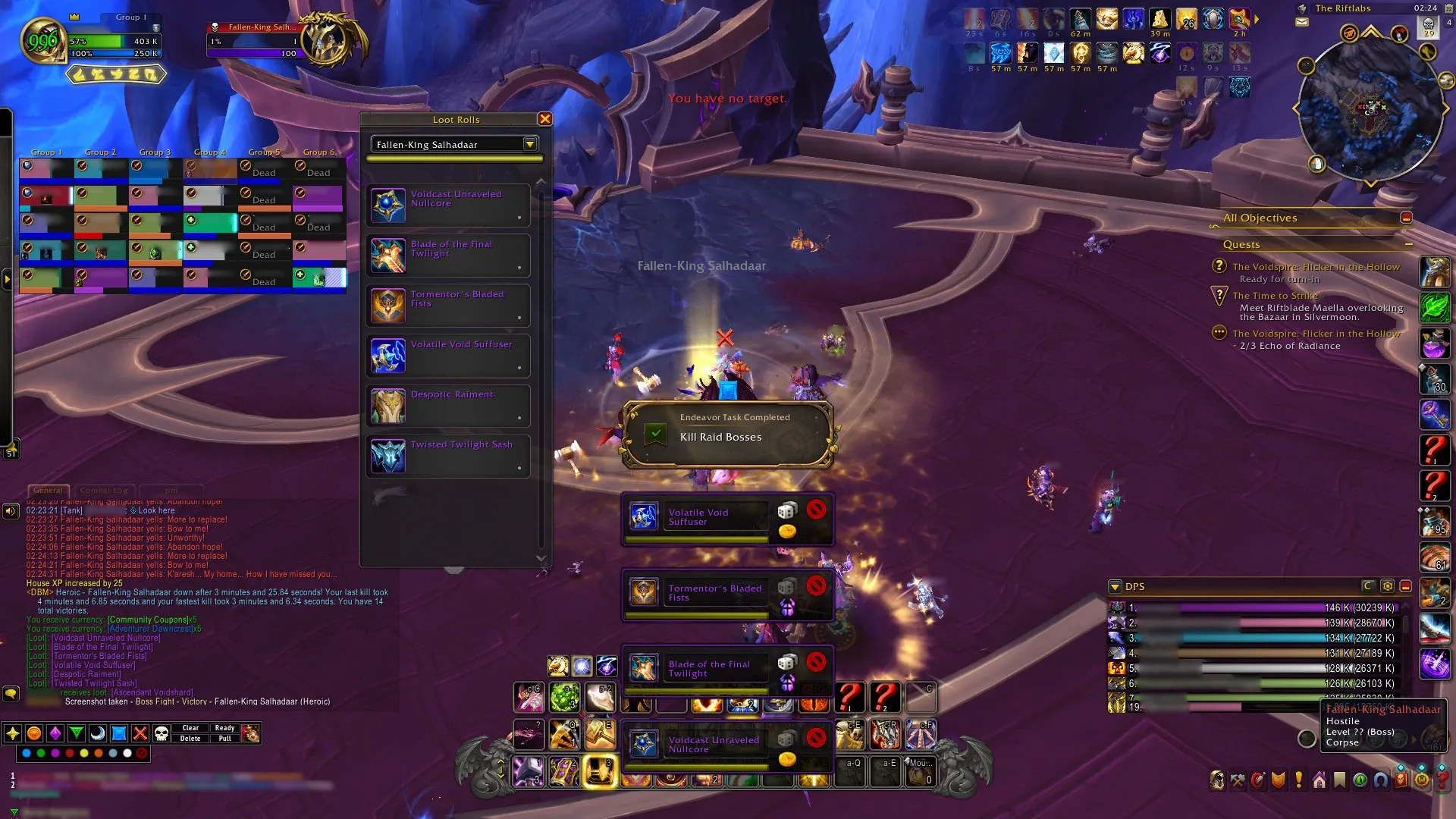 Screenshot of Voidspire Completed 4