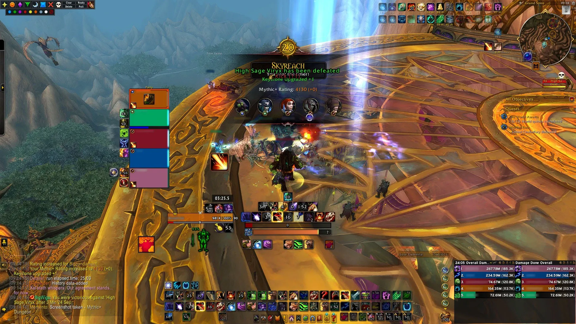 Screenshot of Mythic+20 Completed 5